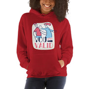 WOMENS YOU ARE VALID HOODIE MOTIVATIONAL QUOTES HOODIES THE SUCCESS MERCH Red S 