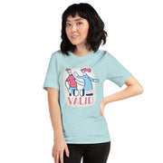 WOMENS YOU ARE VALID T-SHIRT MOTIVATIONAL QUOTES T-SHIRTS THE SUCCESS MERCH Heather Prism Ice Blue XS 